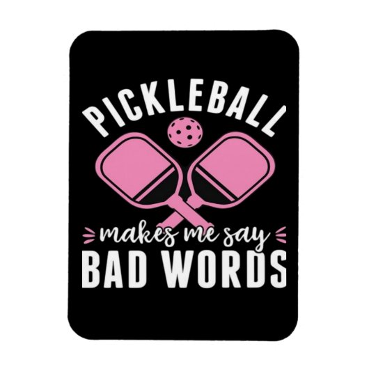 Pickleball Player Pickleball macht mich schlecht Magnet (Vertikal)