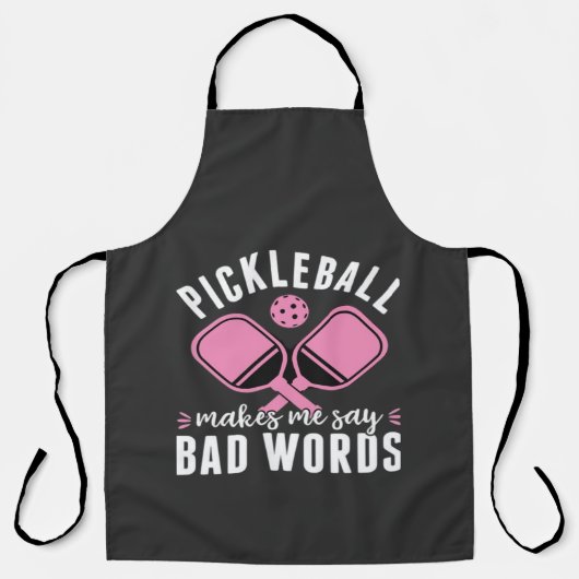Pickleball Player Pickleball macht mich schlecht Schürze (Vorderseite)
