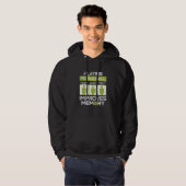 Pickleball Player Playing Pickleball Improves Memo Hoodie (Vorne ganz)