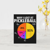 Pickleball Player Quote Funny Pickleball Lover Gra Karte (Gelbe Blume)