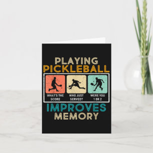 Pickleball Player Quote Funny Pickleball Lover Gra Karte
