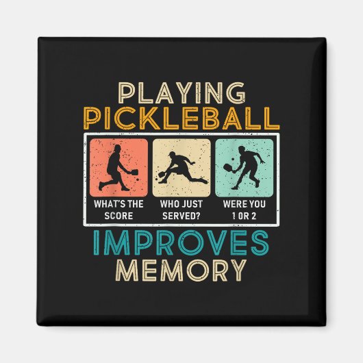 Pickleball Player Quote Funny Pickleball Lover Gra Magnet (Vorne)