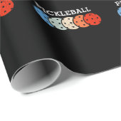 Pickleball Player Sports Lover Geschenkpapier (Rolleneckpunkt)