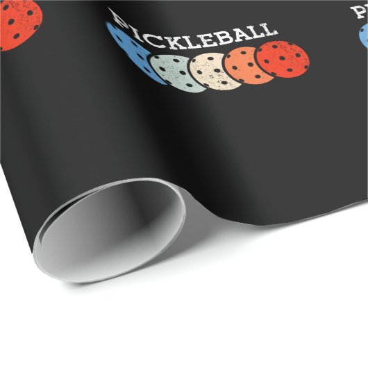 Pickleball Player Sports Lover Geschenkpapier (Rolleneckpunkt)