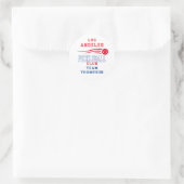 Pickleball Player Turnier Pickle Club Team Ausflug Runder Aufkleber (Tasche)