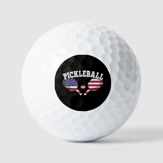 Pickleball Player Vintag Pickle Ball Liebe (Vorderseite)