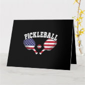 Pickleball Player Vintag Pickle Ball Liebe Karte (Gelbe Blume)