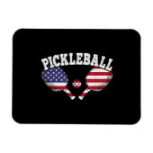 Pickleball Player Vintag Pickle Ball Liebe Magnet (Horizontal)