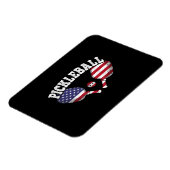 Pickleball Player Vintag Pickle Ball Liebe Magnet (Linke Seite)