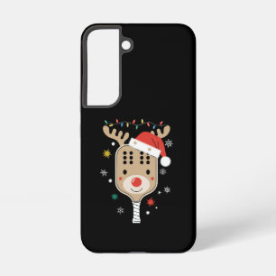 Pickleball Player Weihnachtsfeiertag Reindeer Xmas Samsung Galaxy Hülle