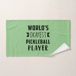 Pickleball Player's Humorvolles Handtuch
