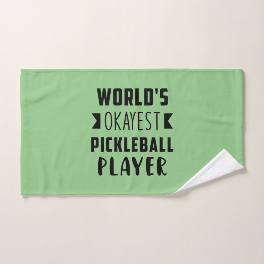 Pickleball Player's Humorvolles Handtuch (Handtuch)