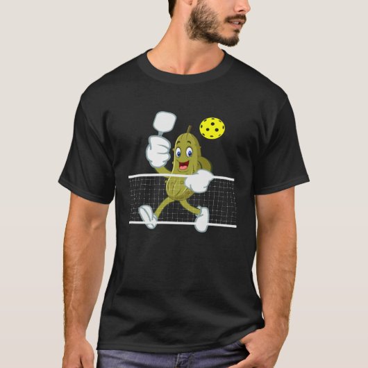 PICKLEBALL Playing Pickleball BIG DILL Team Pickle T-Shirt (Vorderseite)