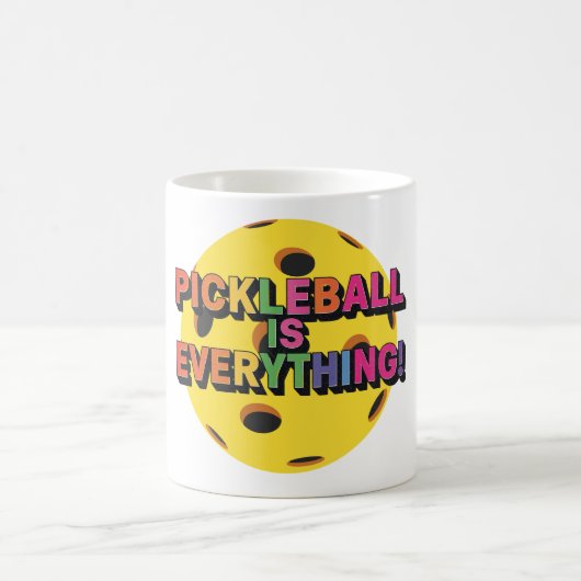 Pickleball-Pokal-Design Kaffeetasse (Mittel)