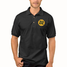 Pickleball Polo Shirt Team Jersey: Name und Nummer