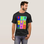 Pickleball Pop Art T-Shirt (Vorne ganz)