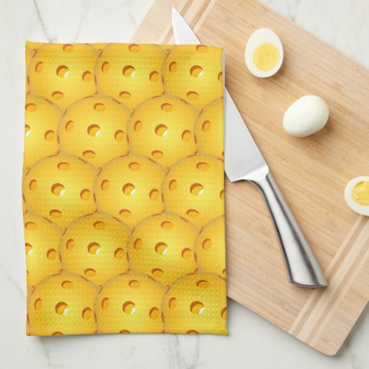 Pickleball Pop trägt Tuch zur Schau (Viertel Falte)