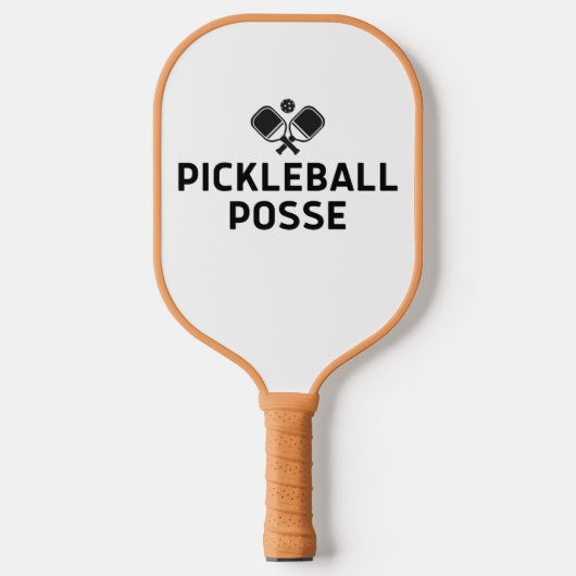 Pickleball Posse Funny Schläger (Vorderseite)