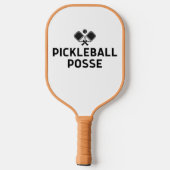 Pickleball Posse Funny Schläger (Rückseite)