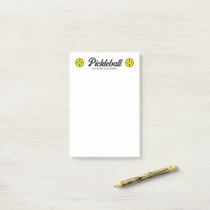 Pickleball Post-it®-Notes-Block mit Logo Post-it Klebezettel