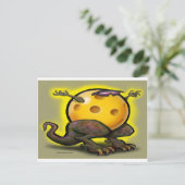 Pickleball Postkarte (Stehend Vorderseite)