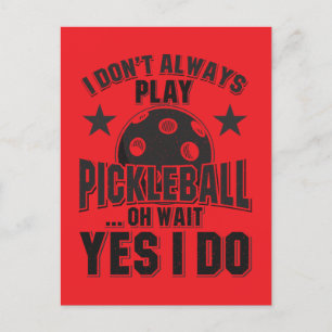 Pickleball Postkarte