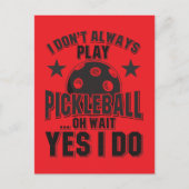 Pickleball Postkarte (Vorderseite)