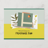 Pickleball Postkarte (Vorderseite)