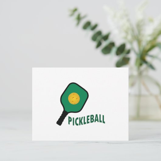 PICKLEBALL POSTKARTE (Stehend Vorderseite)
