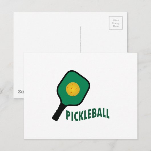 PICKLEBALL POSTKARTE (Vorne/Hinten)