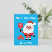 Pickleball 🎅 postkarte (Stehend Vorderseite)