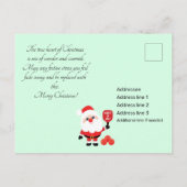 Pickleball 🎅 postkarte (Rückseite)