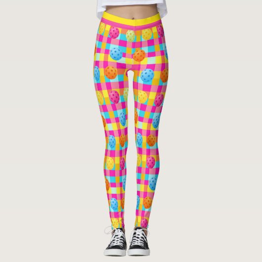 Pickleball Power Leggings (Vorderseite)