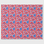 Pickleball Present Wrap Geschenkpapier (Flach)
