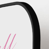 Pickleball Princess Gold Glitzer Individuelle Name Schläger (Linke Seite)