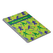 💚 🎾 Pickleball PRO - benutzerdefinierter Text Notizblock (Rechte Seite)