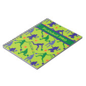 💚 🎾 Pickleball PRO - benutzerdefinierter Text Notizblock (Linke Seite)