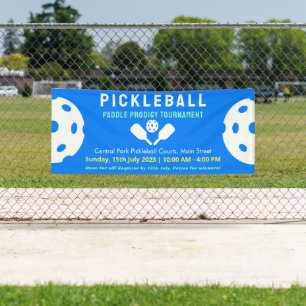 Pickleball Pro Blue Court Classic Turnier Banner