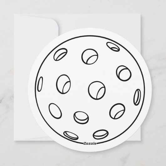 Pickleball & Prosecco Bridal Dusche Einladung (Rückseite)