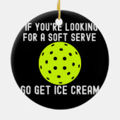 Pickleball Pub für Pickleball-Spiel Keramik Ornament (Hinten)