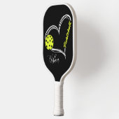 Pickleball Pulse — Love Every Rally Personalized Schläger (Links)