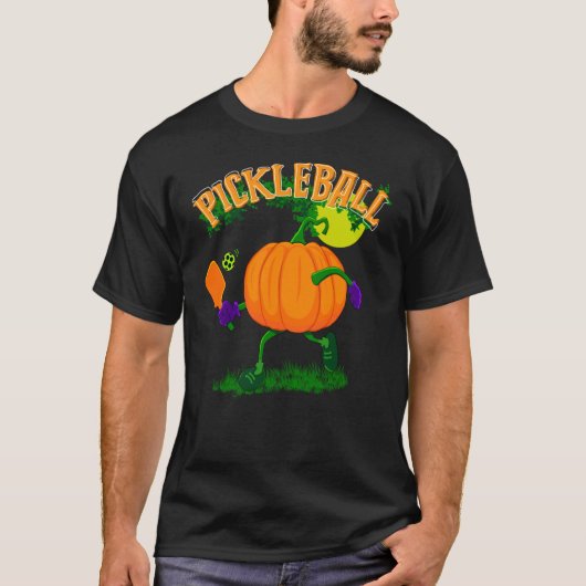 Pickleball Pumpkin T-Shirt (Vorderseite)