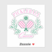 Pickleball Queen Aufkleber (Blatt)