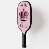 Pickleball Queen Crown Pink Personalisiert Pickleball Schläger (Links)