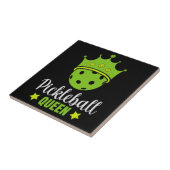 Pickleball Queen Funny Pickle Ball Queen Fliese (Seite)