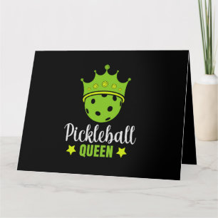Pickleball Queen Funny Pickle Ball Queen Karte
