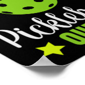 Pickleball Queen Funny Pickle Ball Queen Poster (Ecke)