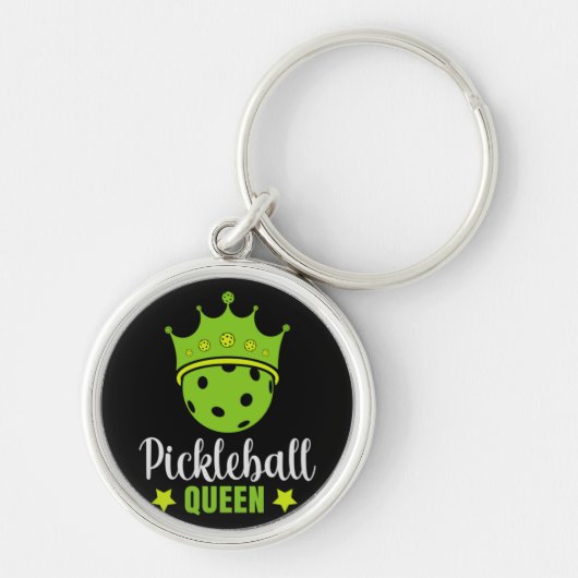 Pickleball Queen Funny Pickle Ball Queen Schlüsselanhänger (Vorne)