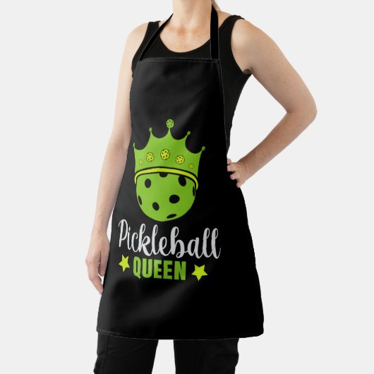 Pickleball Queen Funny Pickle Ball Queen Schürze (InSitu)