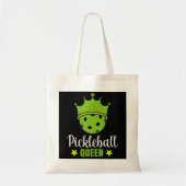 Pickleball Queen Funny Pickle Ball Queen Tragetasche (Vorne)